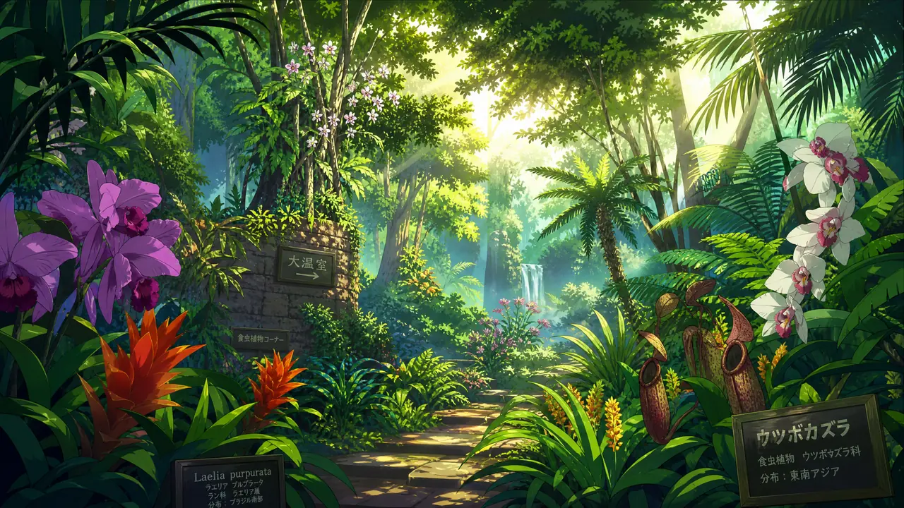 糖心热带雨林稀有植物视频教程：探秘亚马逊植物王国视频演示